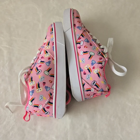 Pink Heelys Girls Shoes Size 2 - Picture 2 of 11
